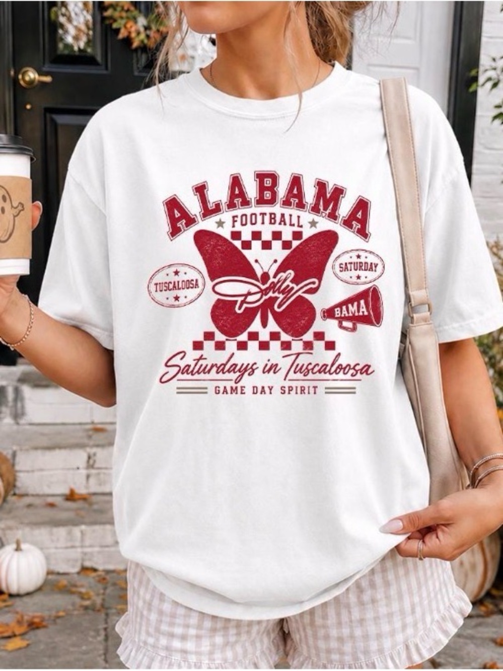 Alabama Volunteers Butterfly Graphic T-Shirt, Dolly Parton Tribute Comfort Color